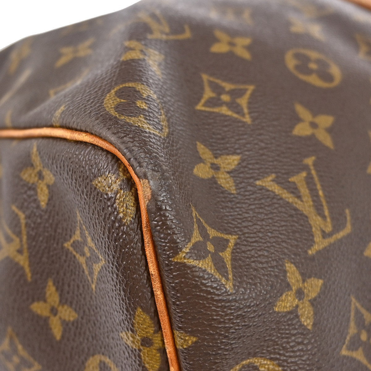 Louis Vuitton Keepall Monogram, Brown, Canvas, Travel Bag