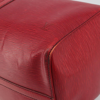 Louis Vuitton Keepall Epi, Brown, Canvas, Travel Bag