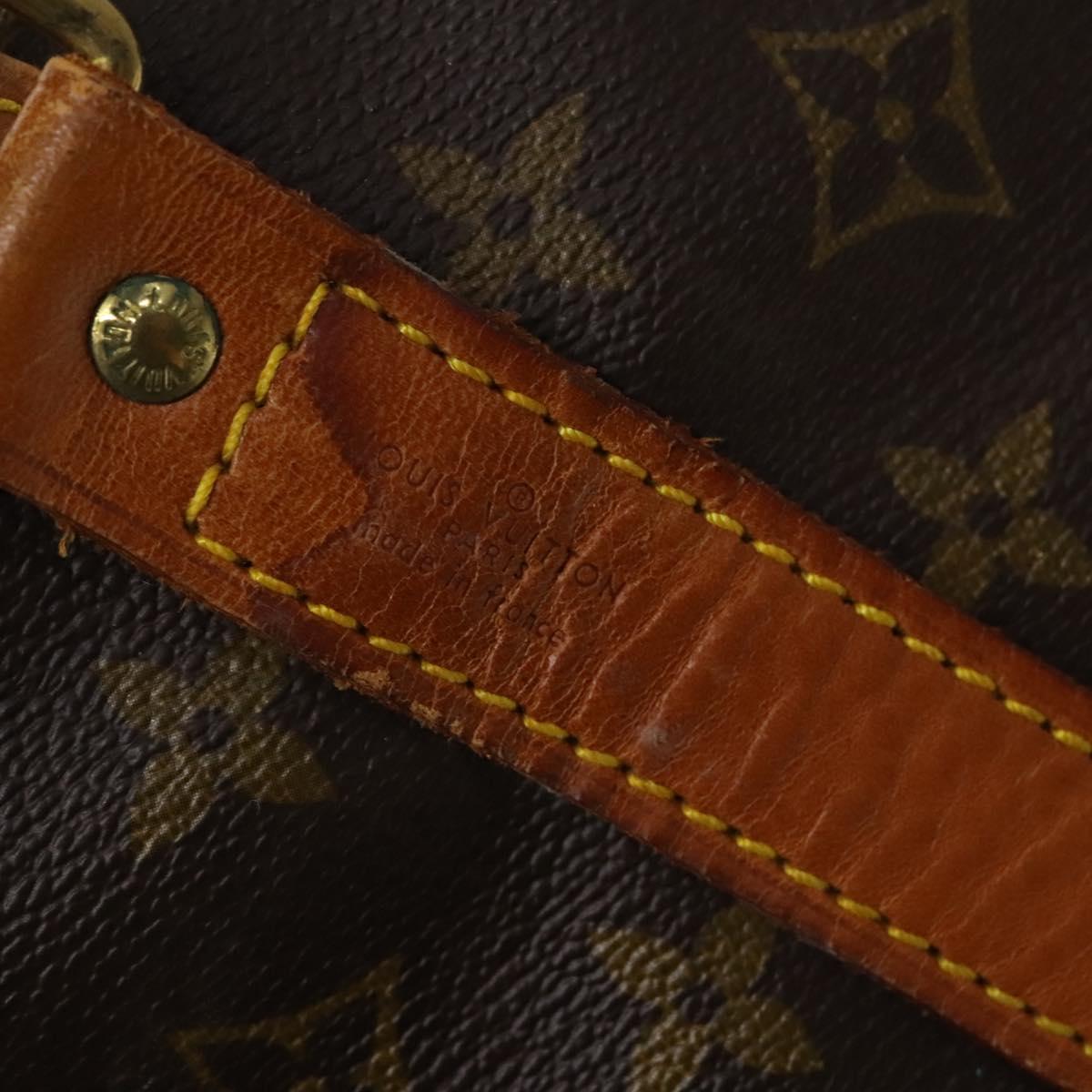 Louis Vuitton Keepall Bag Monogram Canvas, BROWN, CANVAS, Travel bag