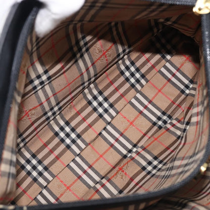 Burberry Vintage Leather, Black, Leather, Tote Bag