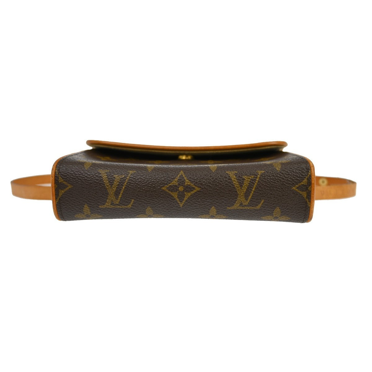 Louis Vuitton Florentine Canvas, Brown, Canvas, Clutch