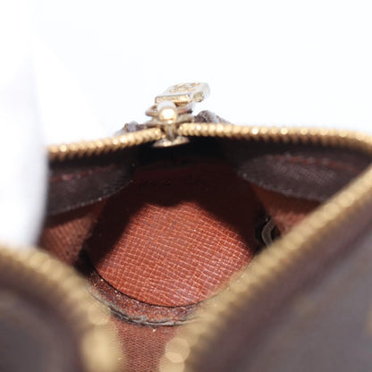 Louis Vuitton golf ball case monogram, Brown, Canvas, Clutch