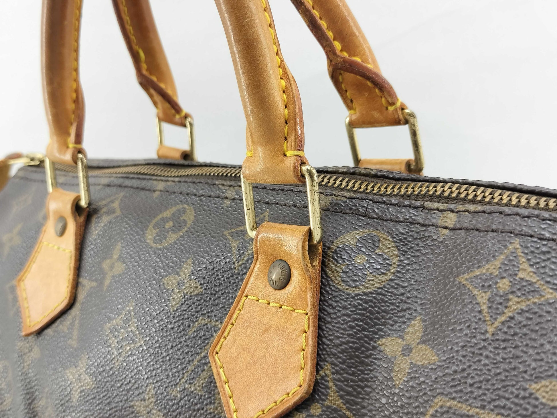 Louis Vuitton Speedy Monogram Canvas, Brown, Canvas, Handbag