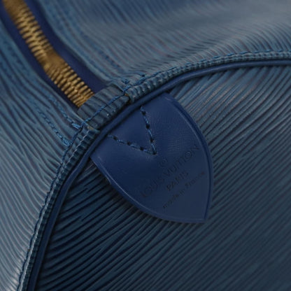 Louis Vuitton Keepall Bag Epi Leather, Blue, Leather, Travel Bag