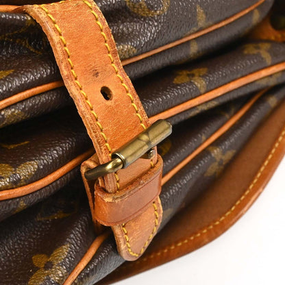 Louis Vuitton Saumur Monogram Canvas, Brown, Canvas, Shoulder Bag