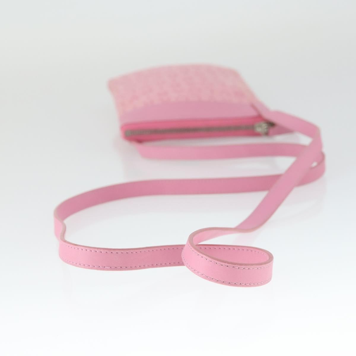 Bvlgari Logomania Canvas with Leather, Pink, Canvas, Shoulder Bag
