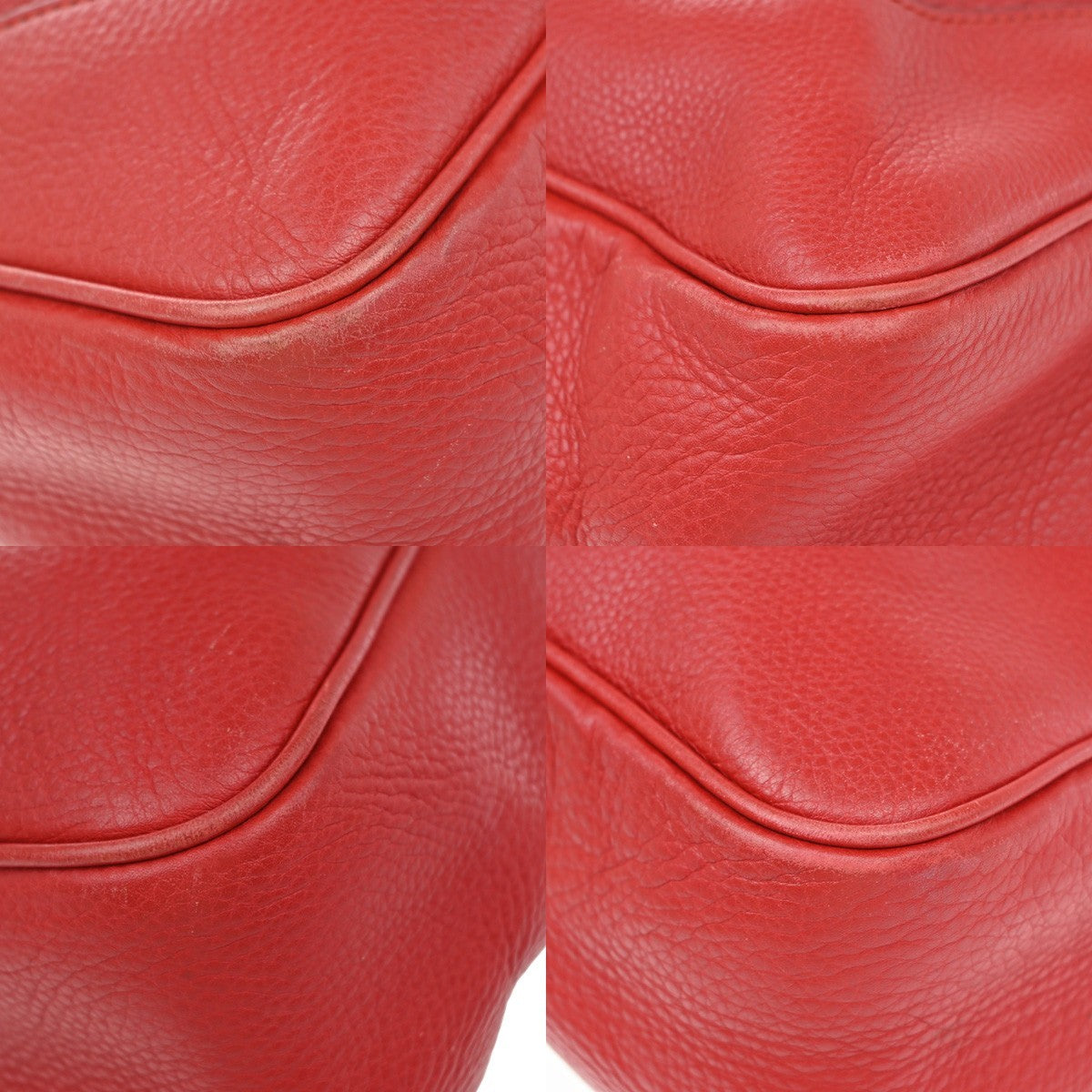 Gucci Diana Bamboo Leather, Red, Leather, Shoulder Bag