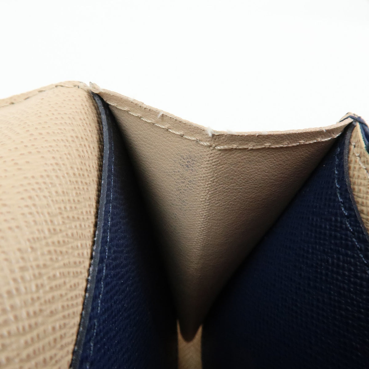 Louis Vuitton Emilie Epi Leather, Blue, Leather, Wallet
