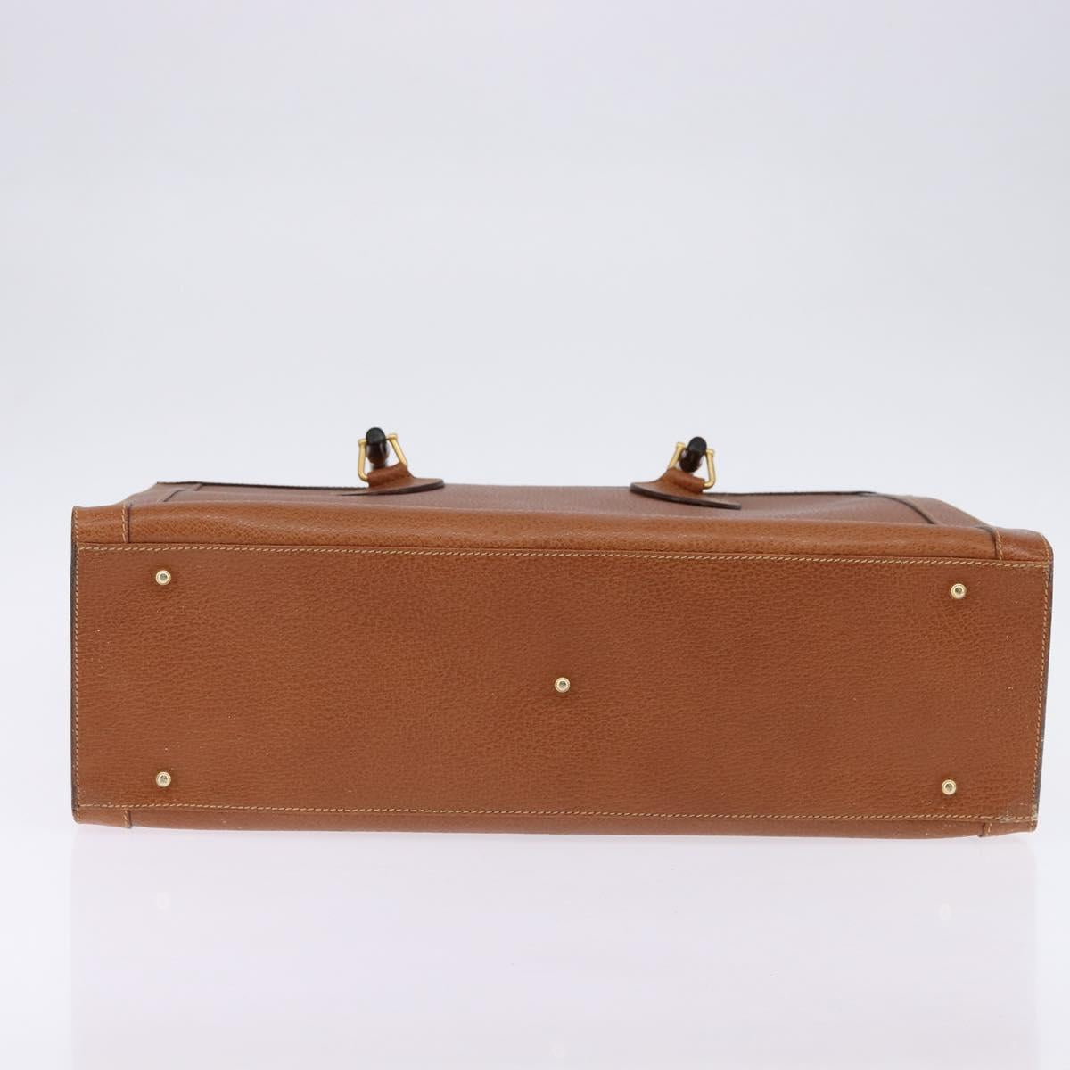 Gucci Bamboo Shopper Tote Leather, BROWN, LEATHER, Handbag