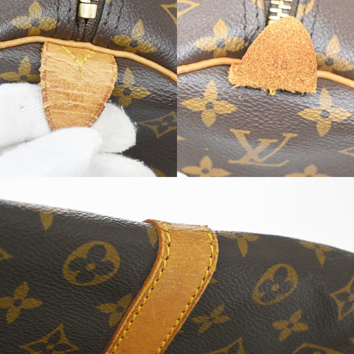 Louis Vuitton Keepall Monogram Canvas, Brown, Canvas, Travel Bag