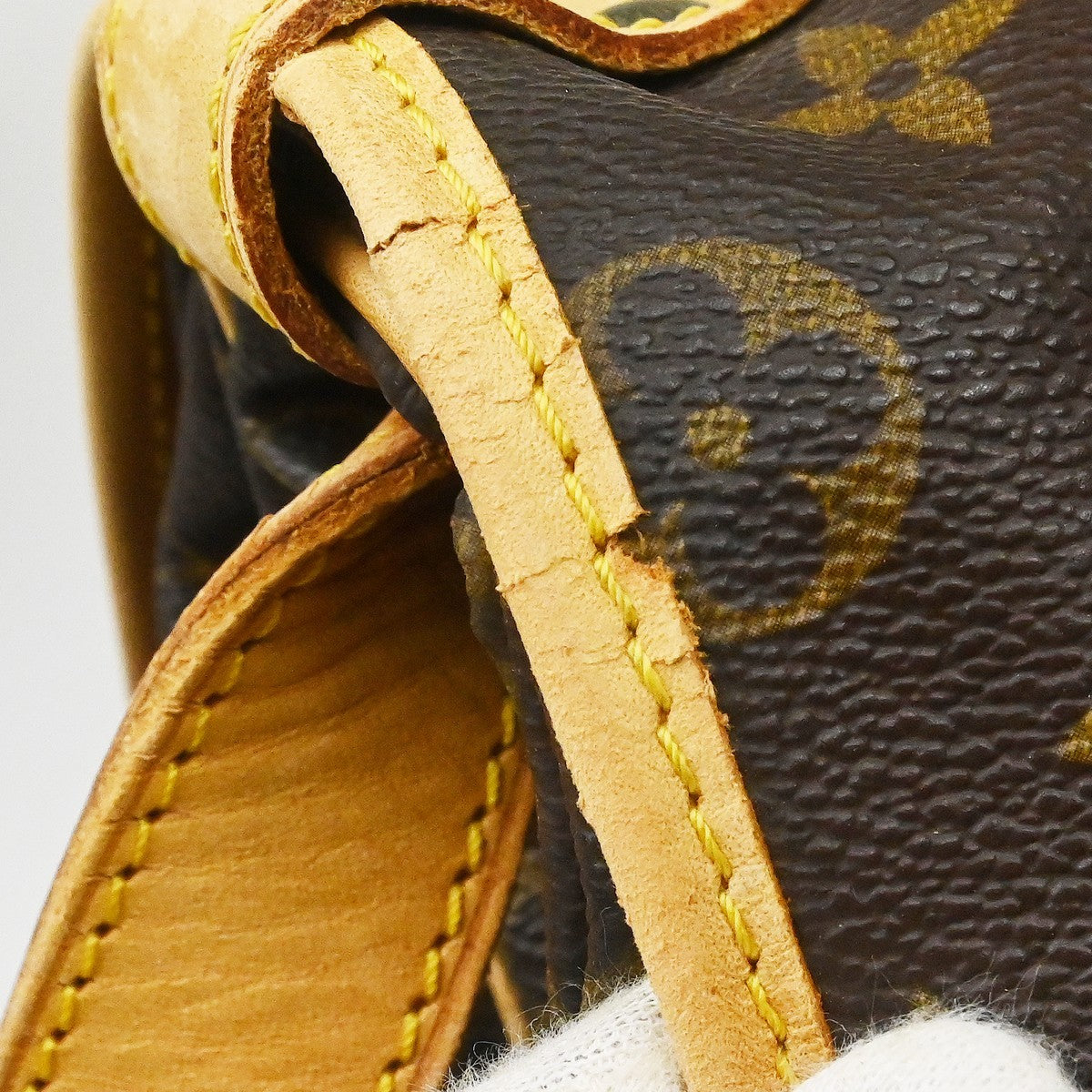 Louis Vuitton Saumur Monogram Canvas, Brown, Canvas, Shoulder Bag