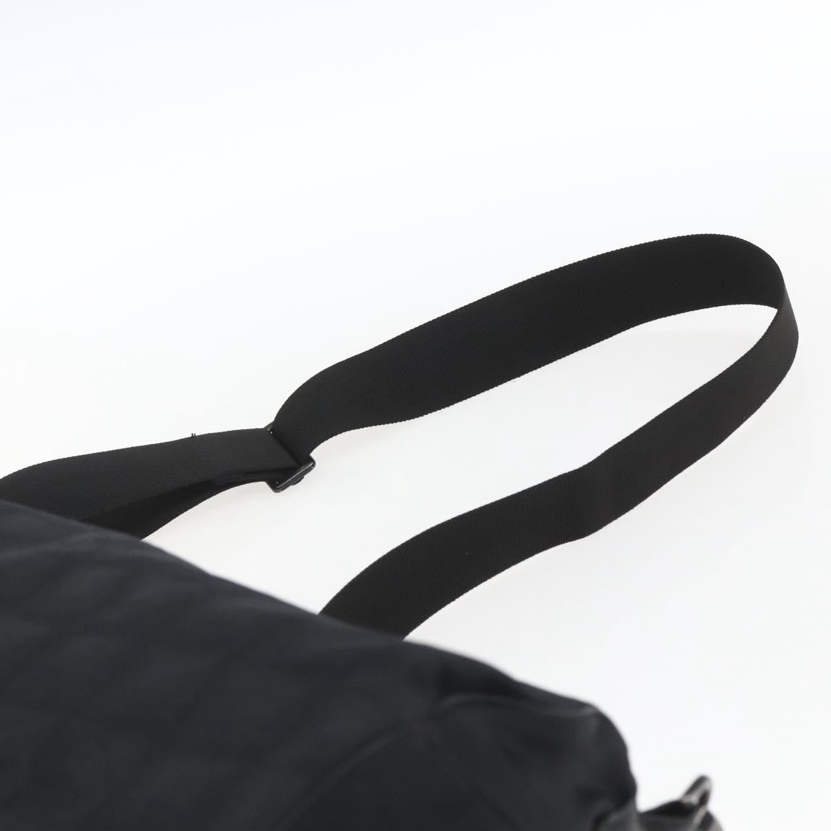 Chanel Travel Line Boston Nylon, Black, Nylon, Travel Bag