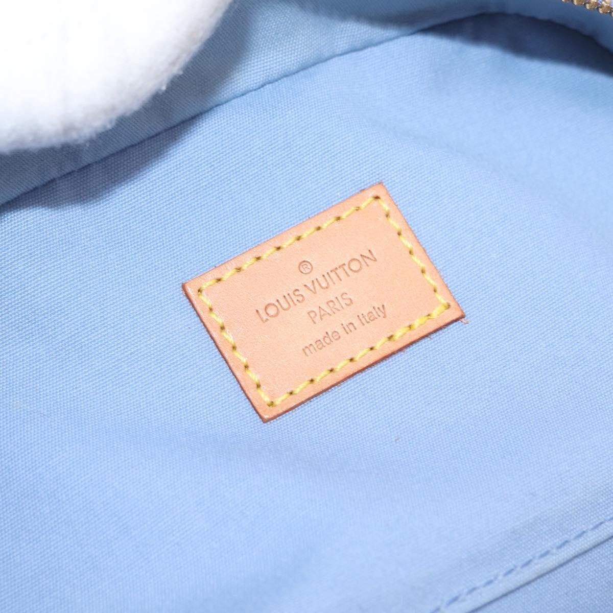 Louis Vuitton Sullivan Monogram Vernis, Blue, Patent Leather, Shoulder Bag