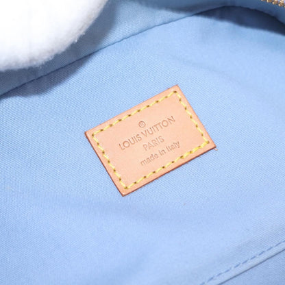 Louis Vuitton Sullivan Monogram Vernis, Blue, Patent Leather, Shoulder Bag