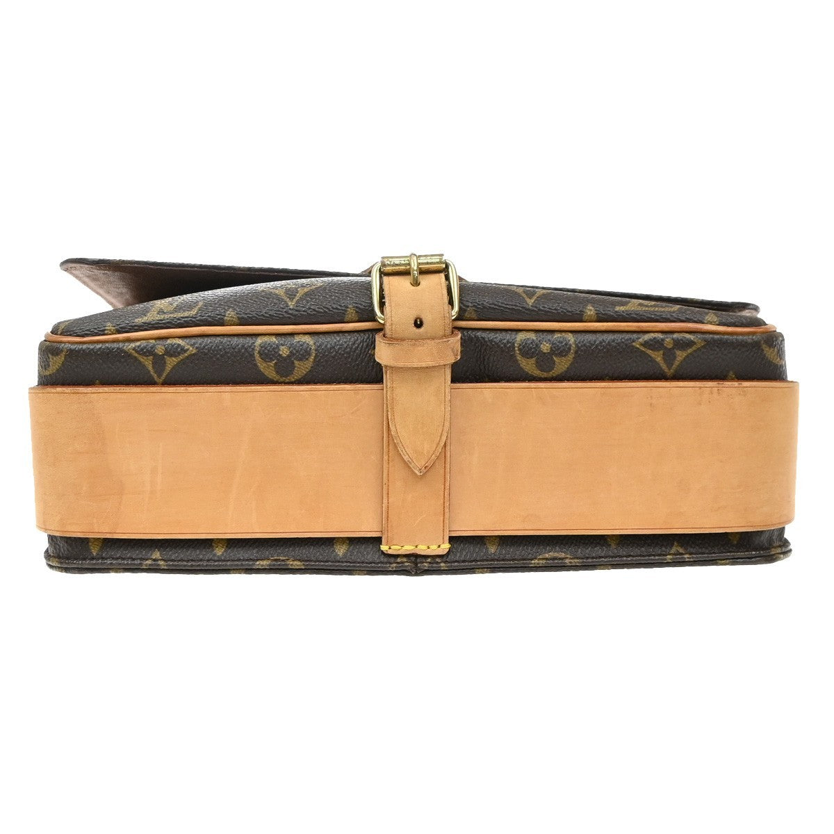 Louis Vuitton Cartouchiere Monogram Canvas, Brown, Canvas, Handbag