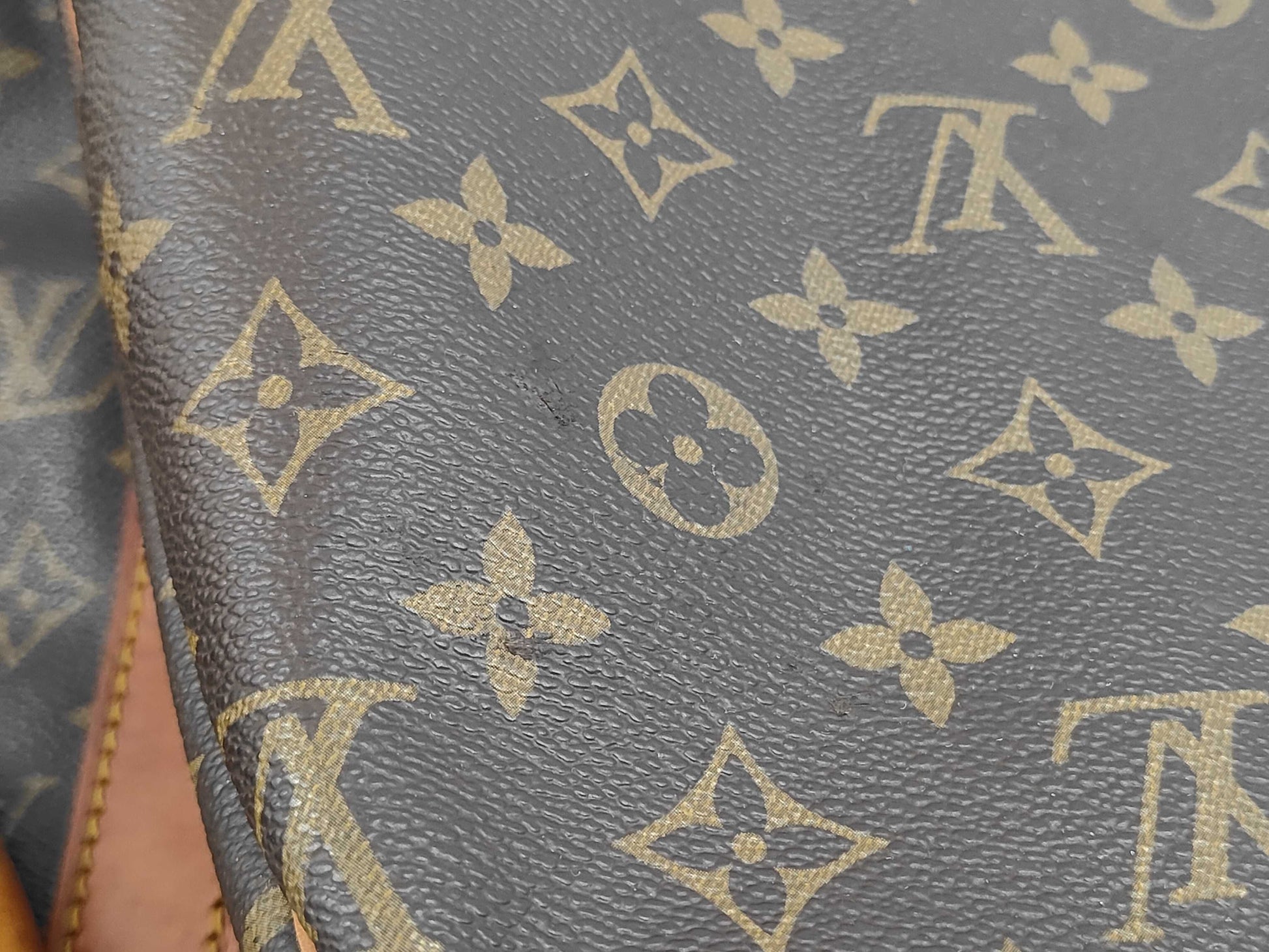 Louis Vuitton Keepall Monogram Canvas, Brown, Canvas, Travel Bag