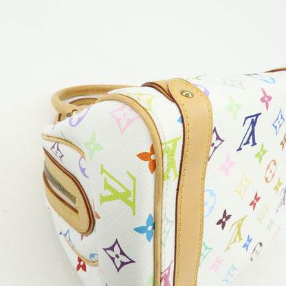 Louis Vuitton Priscilla Monogram Multicolor, White, Canvas, Handbag