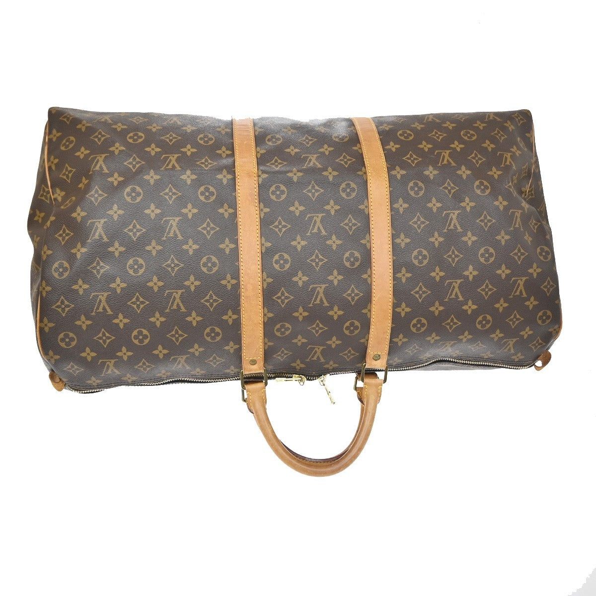 Louis Vuitton Keepall Monogram Canvas, Brown, Canvas, Travel Bag