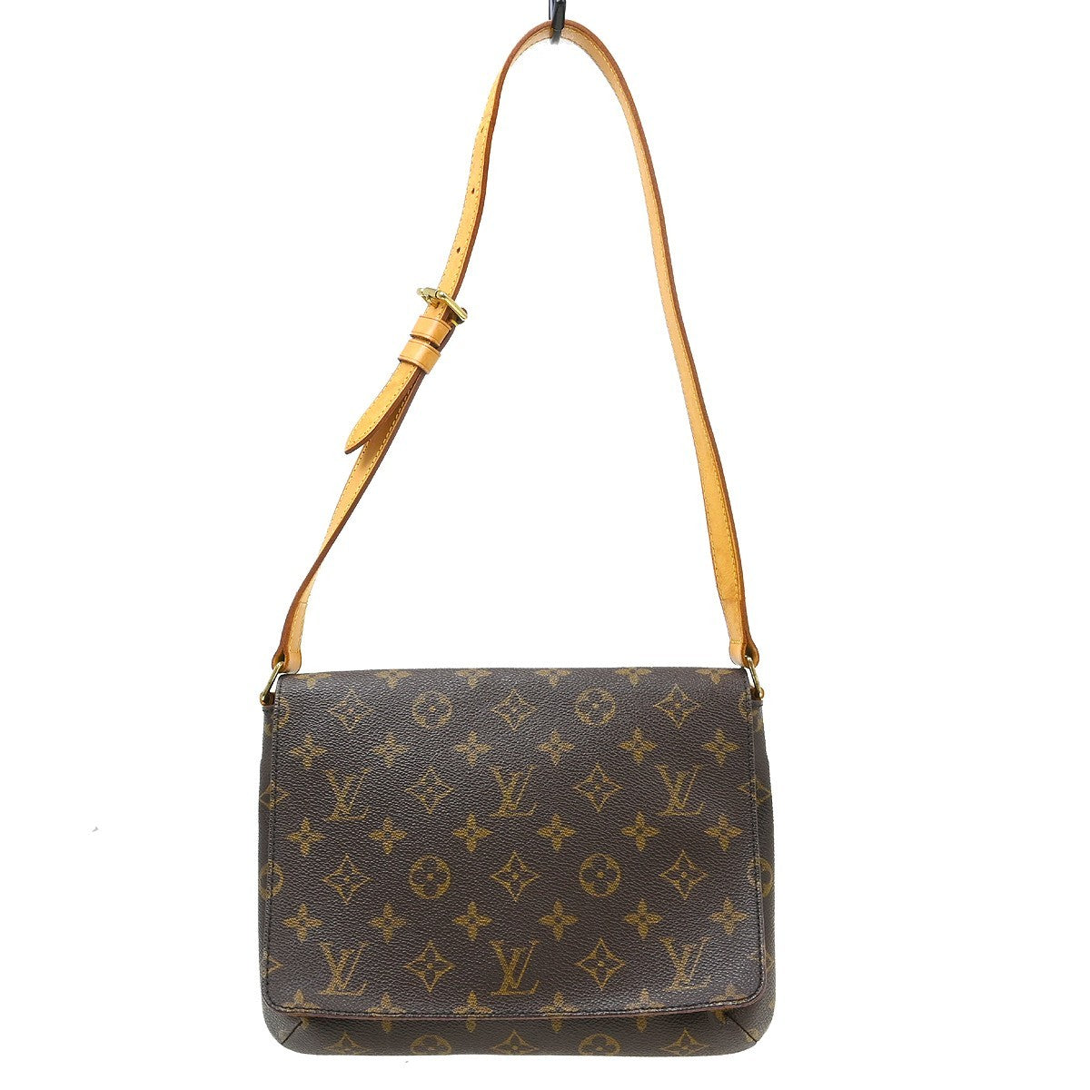 Louis Vuitton Musette Tango Monogram Canvas, Brown, Canvas, Shoulder Bag