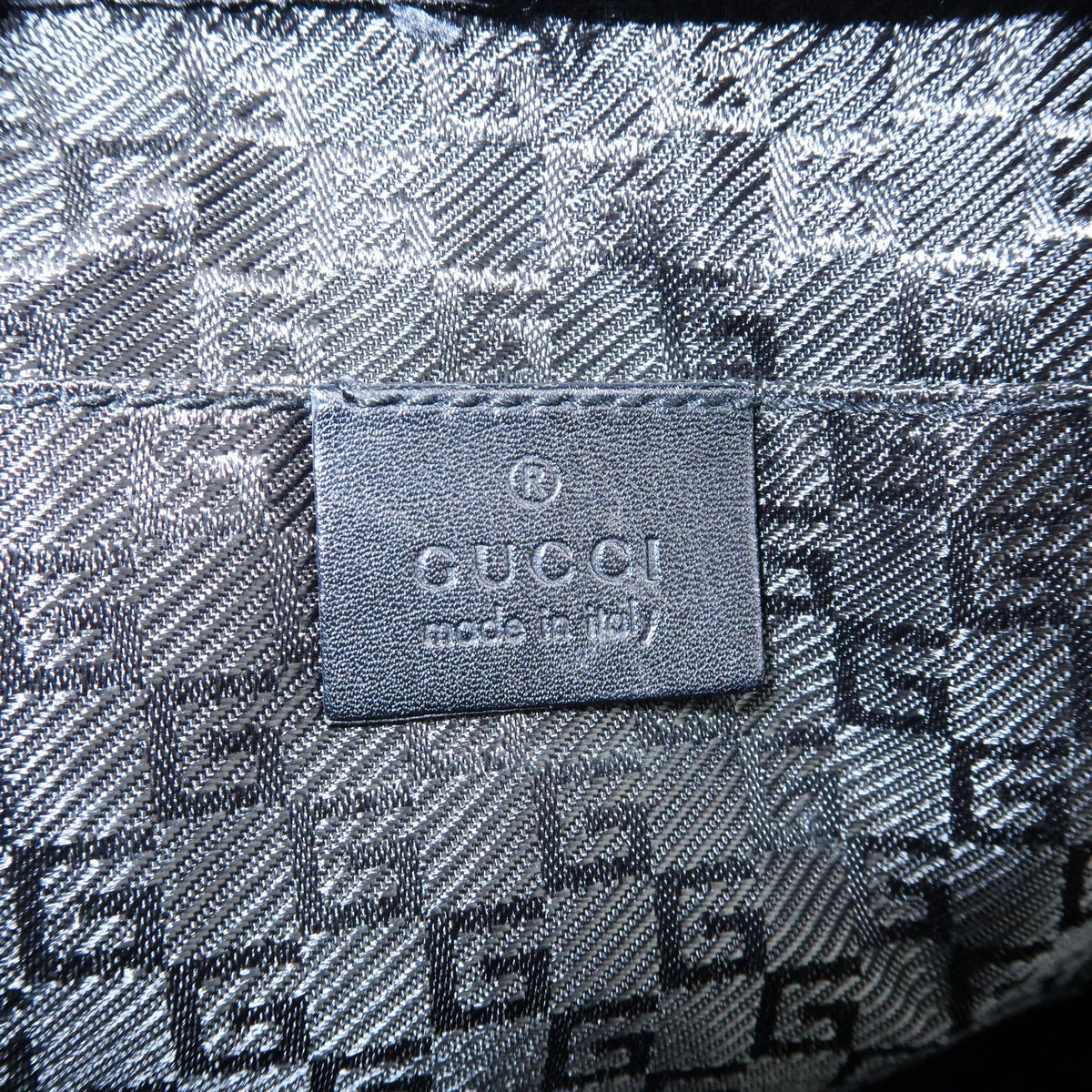 Gucci Shoulder Canvas, Black, Canvas, Shoulder Bag