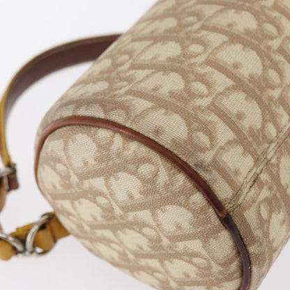 Christian Dior Vintage Trotter Romantique Diorissimo Coated Canvas, Beige, Canvas, Shoulder Bag