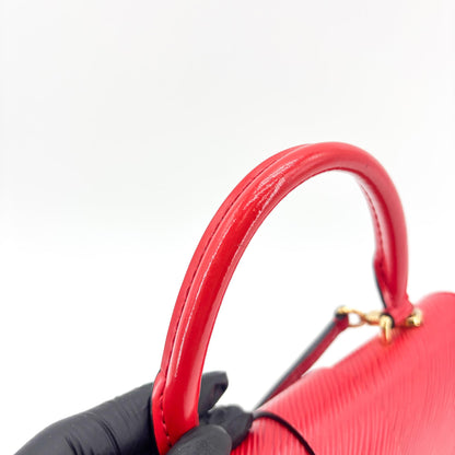 Louis Vuitton Locky Epi Leather, Red, Leather, Handbag