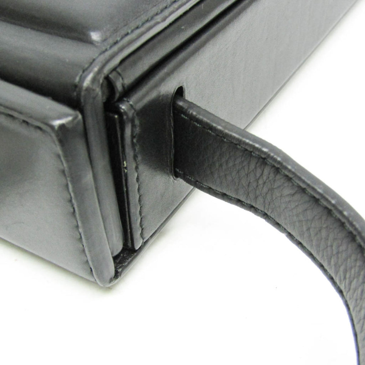 Bottega Veneta Trunk Top Handle Messenger Padded Leather, Black, Leather, Handbag