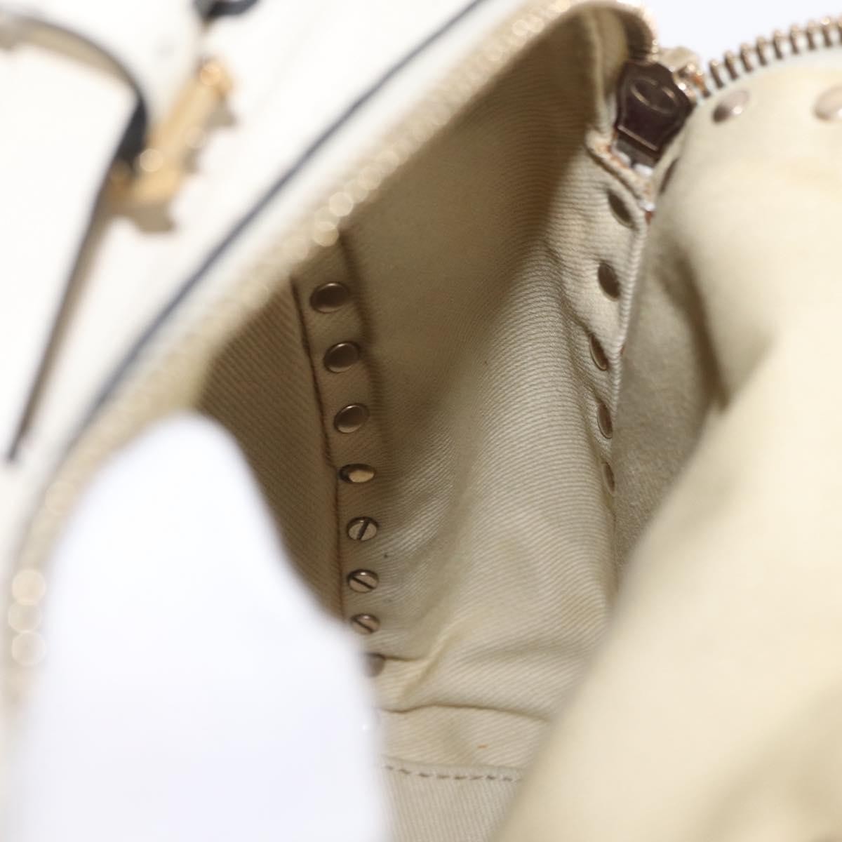 Valentino Garavani Rockstud Leather, Beige, Leather, Tote Bag