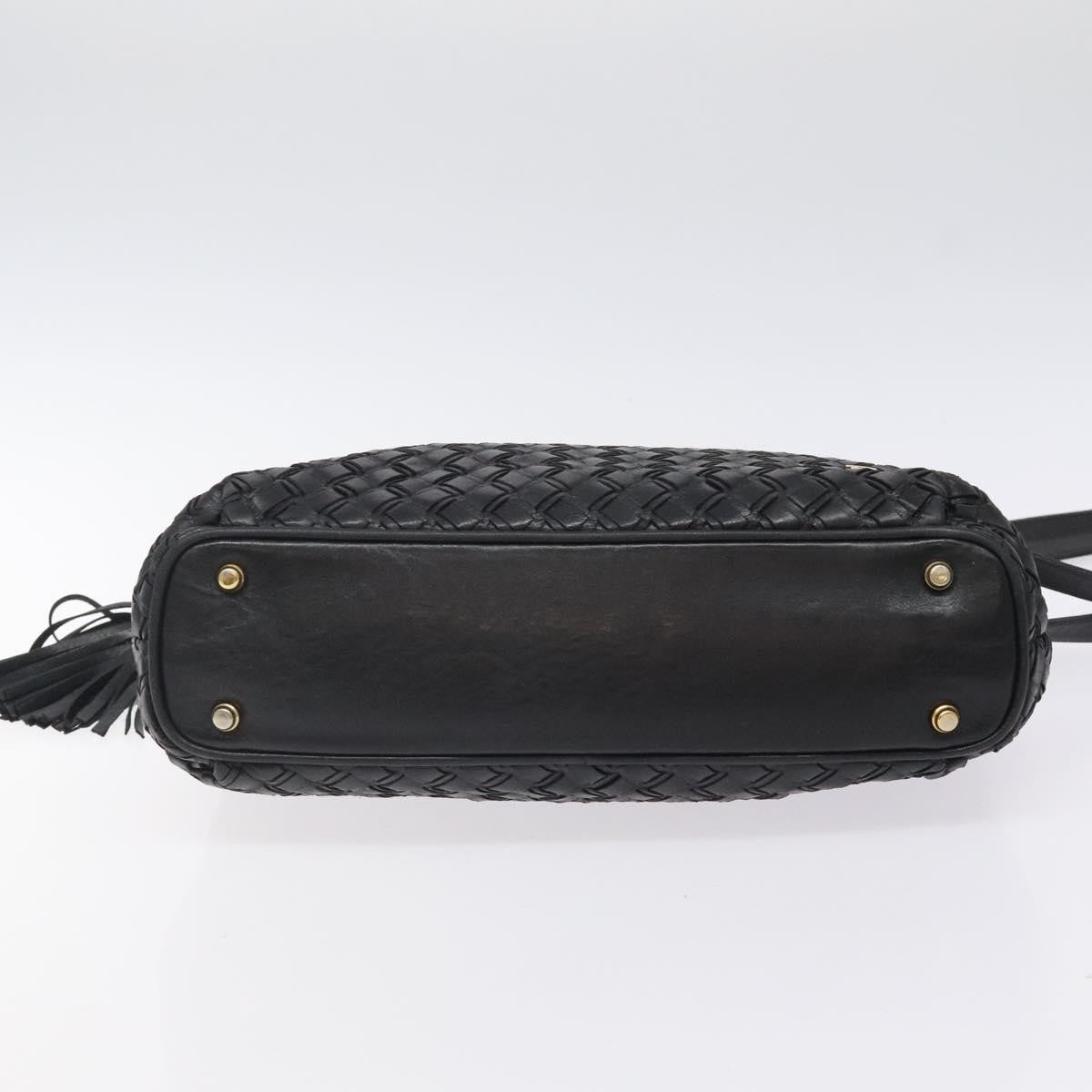 Bally Vintage Quilted leather, Black, Leather, Shoulder Bag