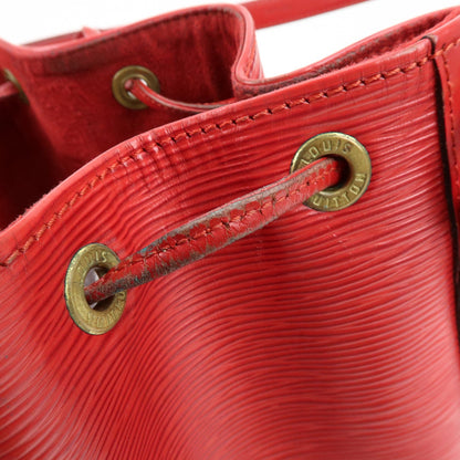 Louis Vuitton Petit Noe Epi Leather, Red, Leather, Handbag