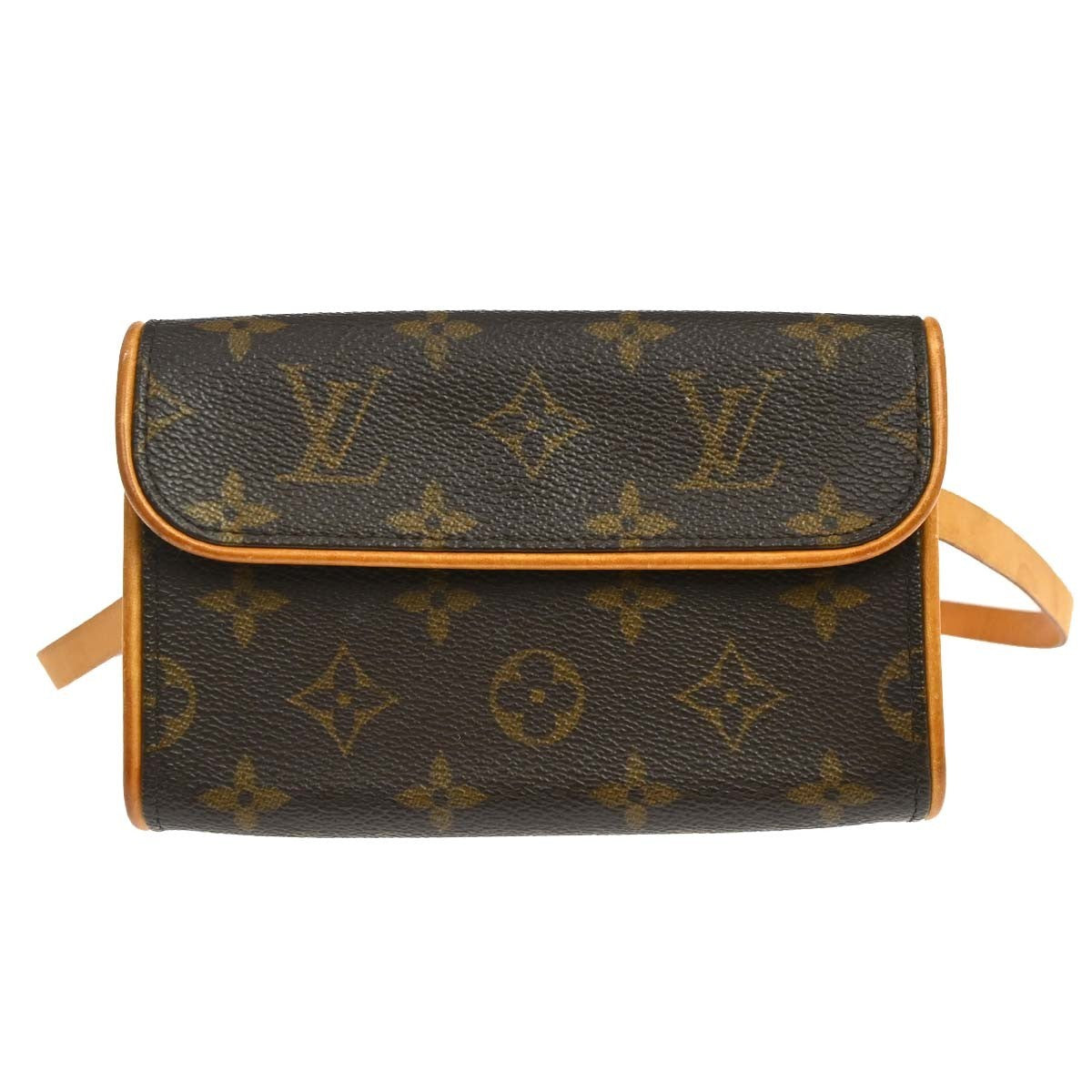 Louis Vuitton Florentine Waist Monogram Canvas, Brown, Canvas, Clutch