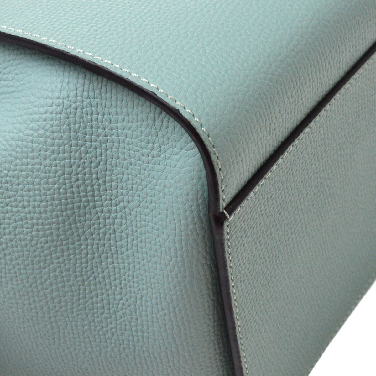 Loewe Hammock Leather, Blue, Leather, Handbag