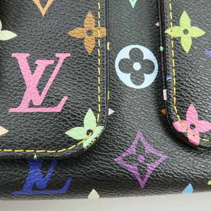 Louis Vuitton Lodge Monogram Multicolor, Black, Canvas, Handbag