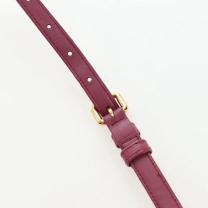 Miu Miu Beau Top Handle Leather, Pink, Leather, Handbag