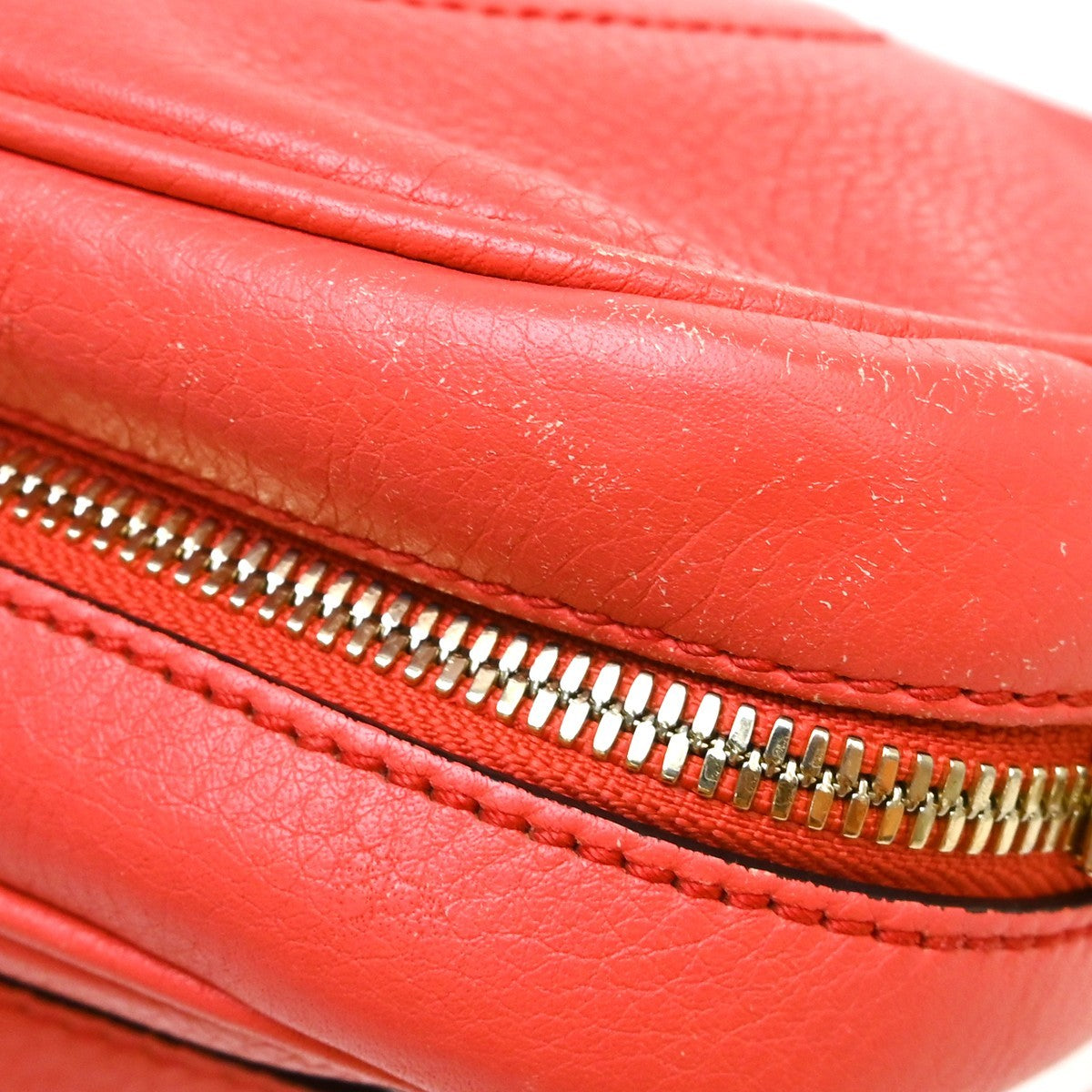 Gucci Soho Disco Leather, Pink, Leather, Shoulder Bag