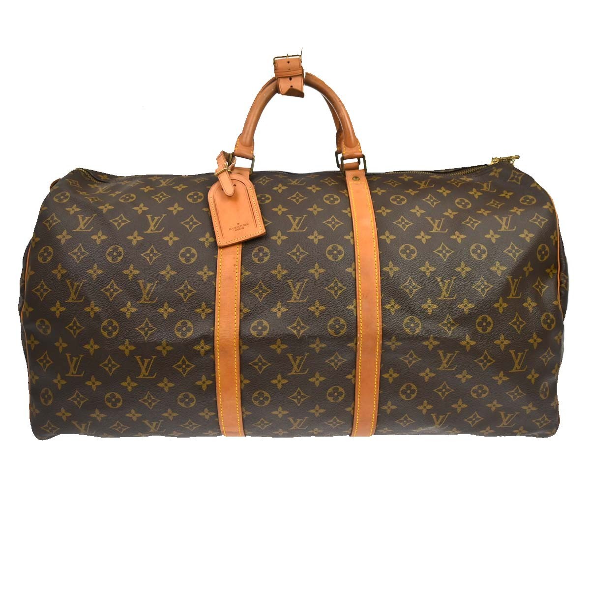 Louis Vuitton Keepall Monogram Canvas, Brown, Canvas, Travel Bag