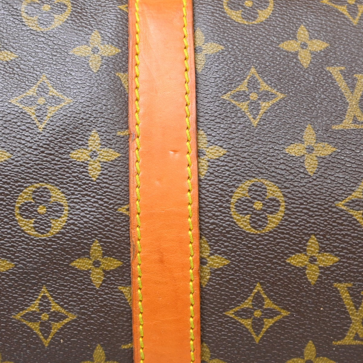 Louis Vuitton Keepall Monogram, Brown, Canvas, Travel Bag