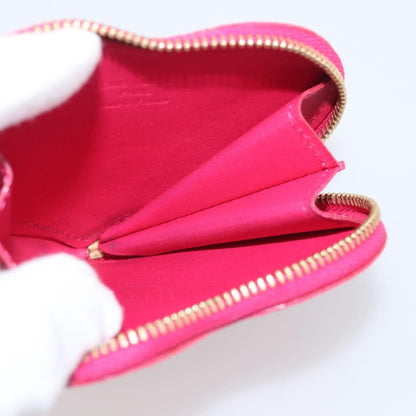 Louis Vuitton Heart Coin Purse Monogram Vernis, Pink, Patent Leather, Clutch