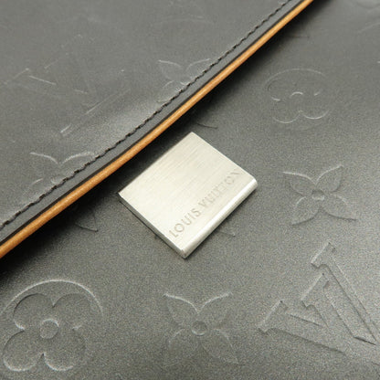 Louis Vuitton Mat Webster Street Monogram Vernis, Black, Leather, Handbag