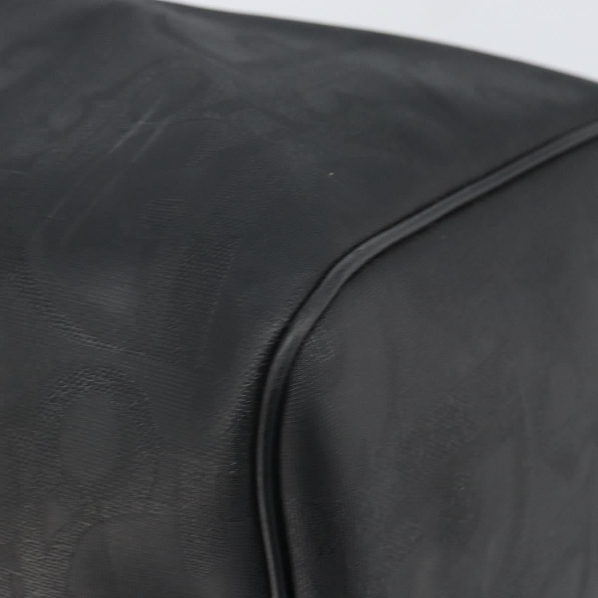 Christian Dior Vintage Trotter Boston Canvas, Black, Canvas, Travel Bag