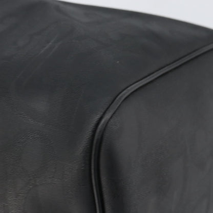 Christian Dior Vintage Trotter Boston Canvas, Black, Canvas, Travel Bag