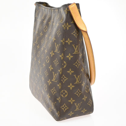 Louis Vuitton Looping Monogram Canvas, Brown, Canvas, Handbag