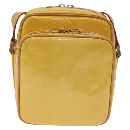 Louis Vuitton Wooster Monogram Vernis, Yellow, Patent Leather, Handbag