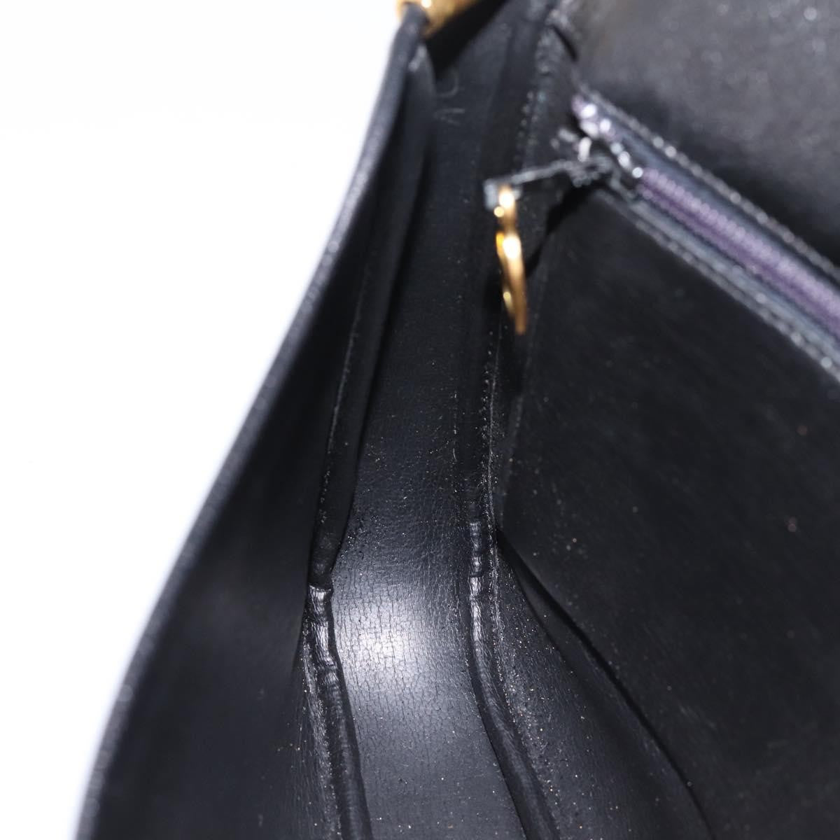 Christian Dior Shoulder Leather, Black, Leather, Shoulder Bag