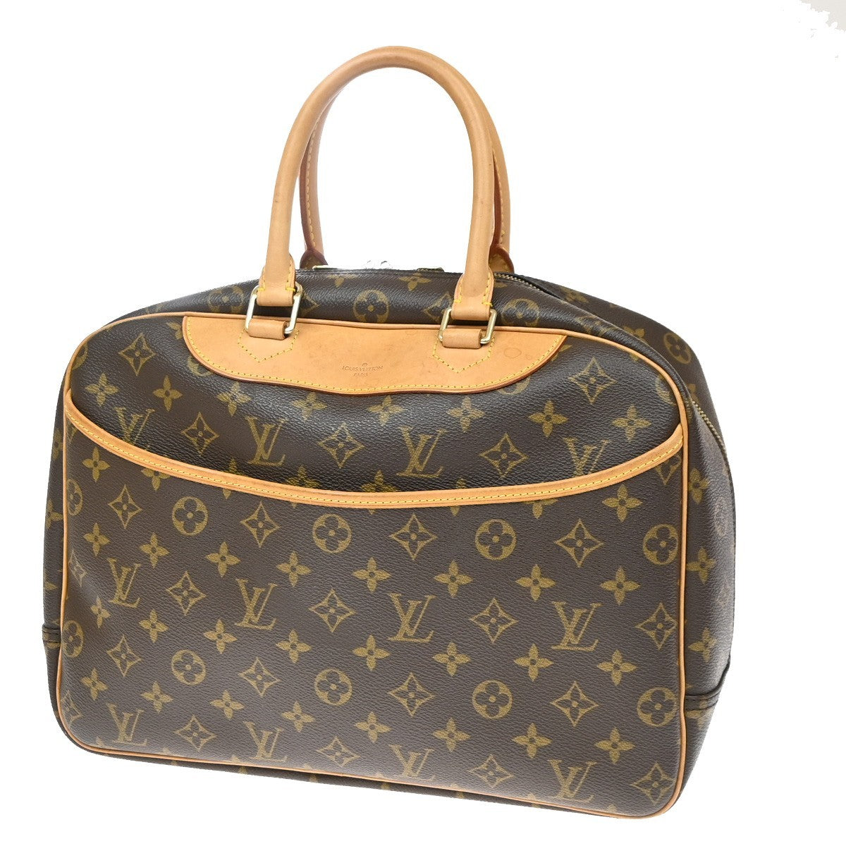 Louis Vuitton Deauville Monogram, Brown, Canvas, Handbag