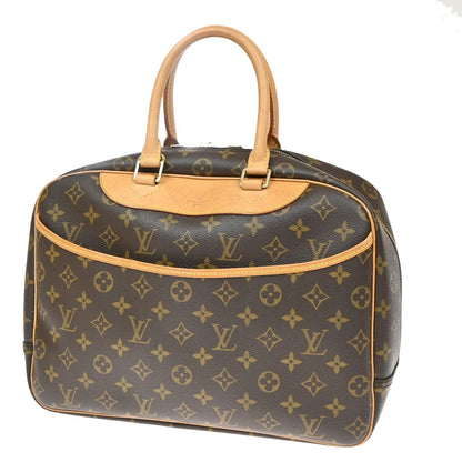 Louis Vuitton Deauville Monogram, Brown, Canvas, Handbag