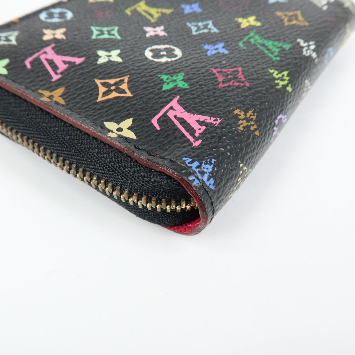 Louis Vuitton Zippy Coin Purse Monogram Multicolor, Black, Canvas, Wallet