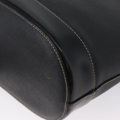 Burberry Vintage Leather, Black, Leather, Tote Bag
