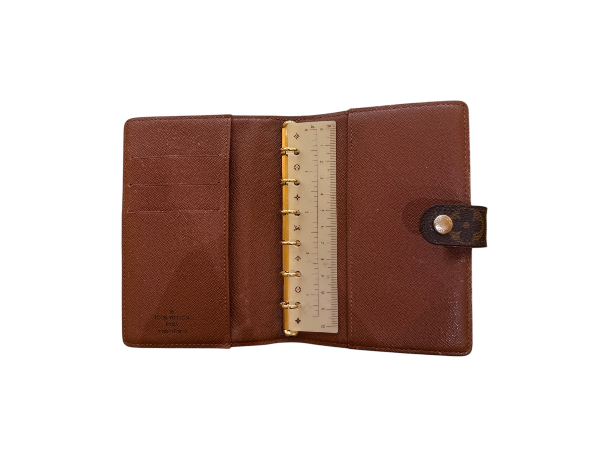 Louis Vuitton Agenda Cover Monogram Canvas, Brown, Canvas, Wallet