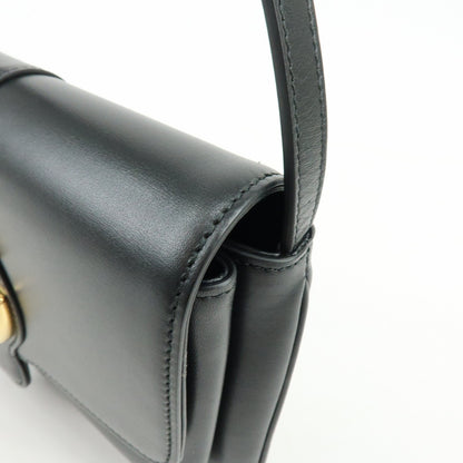 Gucci Arli Leather, Black, Leather, Shoulder Bag